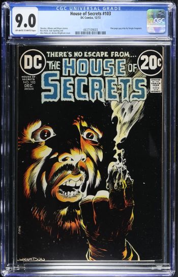 Image of House of Secrets #103 CGC 9.0