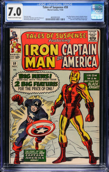 Image of Tales of Suspense #59 CGC 7.0