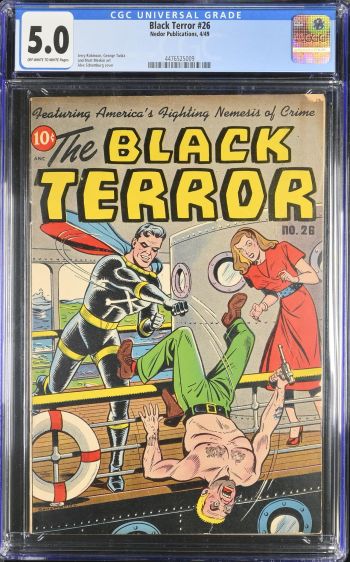 Image of Black Terror #26 CGC 5.0