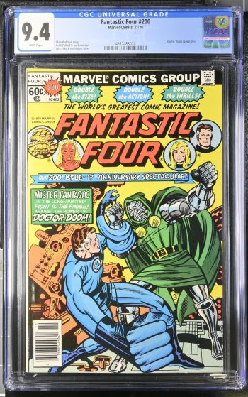 Image of Fantastic Four #200 | CGC 9.4 | Doctor Doom appearance. Marv Wolfman story Keith Pollard & Joe Sinnott art Jack Kirby & Joe Sinnott cover
