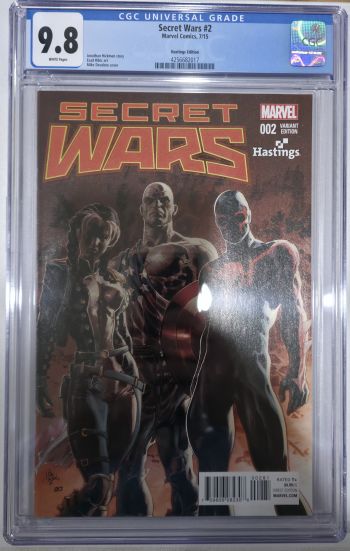 Image of Secret Wars #2 Hastings Edition CGC 9.8