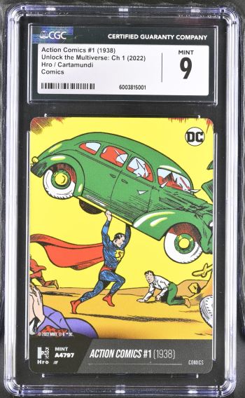 Image of Action Comics #1 (1938) HRO Unlock the Multiverse Ch 1 CGC 9
