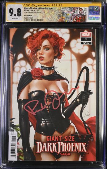 Image of Giant-Size Dark Phoenix Saga #1 CGC 9.8 Signed by Famke Janssen