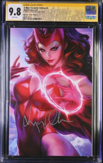 Image of X-Men: Facsimile Edition #4 CGC 9.8 Signed by Elizabeth Olsen
