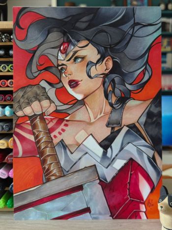 Image of Absolute Wonder Woman Original Art