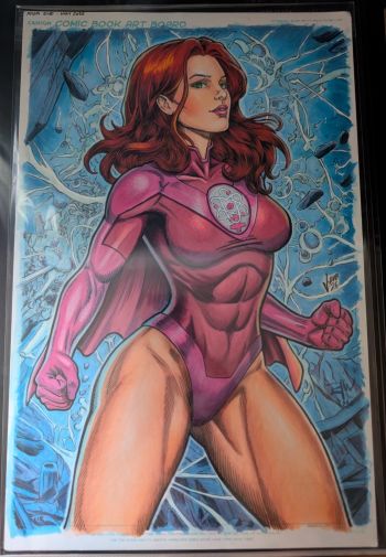 Image of Atom Eve Original Art by Jeffrey Whiting