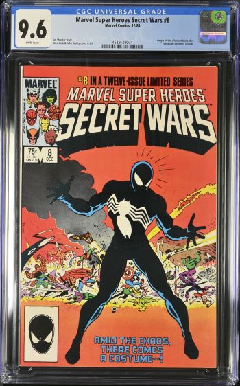Image of Marvel Super Heroes Secret Wars #8 | CGC 9.6 | Universal