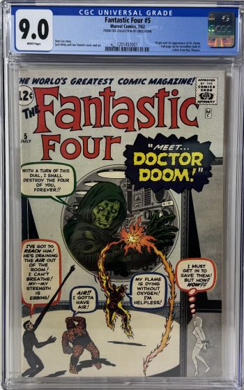Image of Fantastic Four #5 CGC 9.0