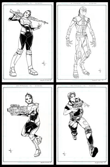 Image of Ready Player One  Merchandising Art 4 Pieces by Drew Edward Johnson