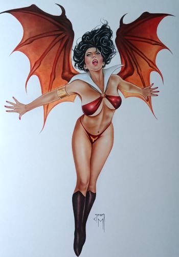 Image of Vampirella Pin Up