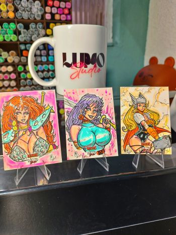 Image of Set Sketchcards Warriors 2°  by Eike