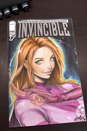 Image of Atom Eve Invincible sketch cover