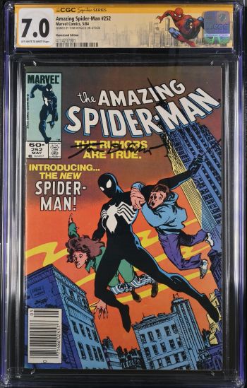 Image of Amazing Spider-Man #252 CGC 7.0 Signed by Tom Defalco
