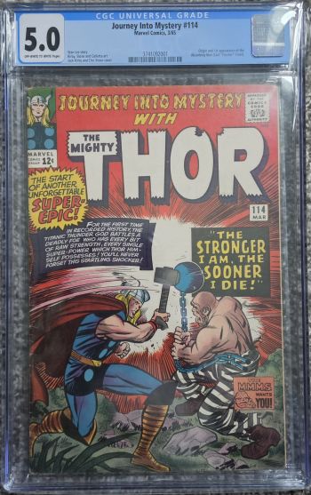 Image of Journey Into Mystery #114 CGC 5.0