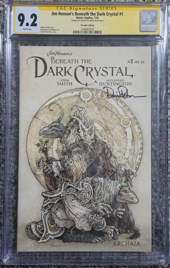 Image of Jim Henson's Beneath the Dark Crystal #1 CGC 9.2 Signed by David Petersen