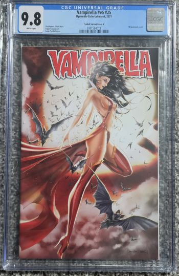 Image of Vampirella #25 CGC 9.8 Tyndall Variant Cover A