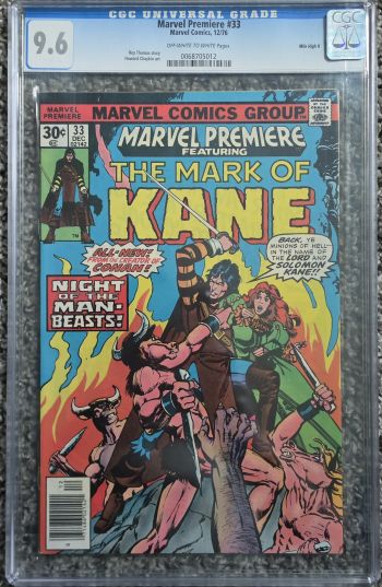 Image of Marvel Premiere #33 CGC 9.6