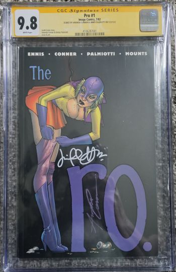 Image of Pro #1 CGC 9.8 Signed by Amanda Conner & Jimmy Palmiotti