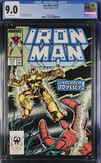 Image of Iron Man #218 | CGC 9.0 | Universal