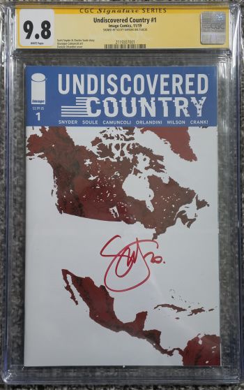 Image of Undiscovered Country #1 CGC 9.8 Signed by Scott Snyder