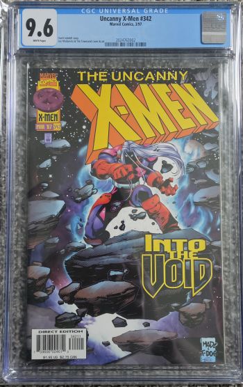 Image of Uncanny X-Men #342 CGC 9.6