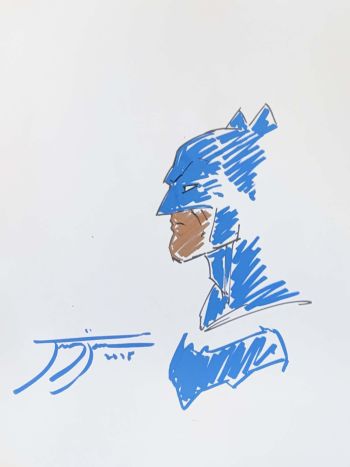Image of Batman Color Sketch by Jorge Jimenez