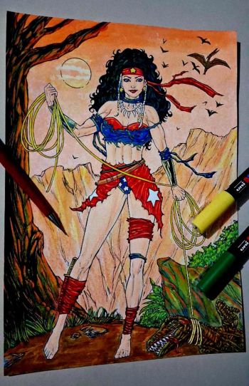Image of Wonder Woman SAVAGE LAND 🔥 MARVEL vs DC⭐️