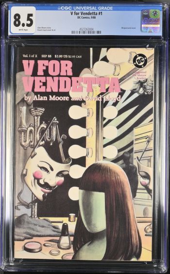 Image of V for Vendetta #1 CGC 8.5