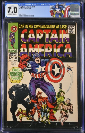Image of Captain America #100 CGC 7.0