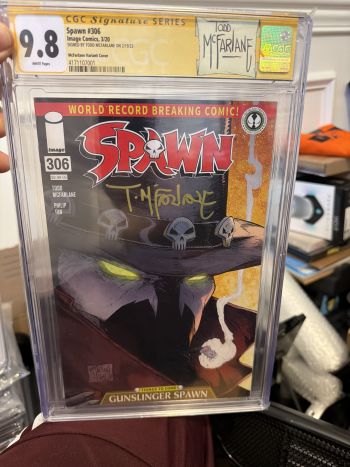 Image of Spawn #306 CGC 9.8 Signed by Todd McFarlane