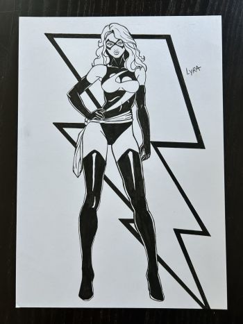 Image of Ms. Marvel by Lyra