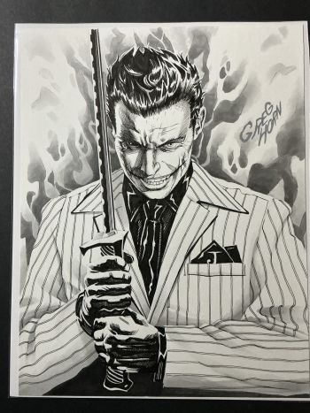 Image of Joker with Katana by Greg Horn