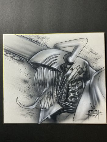 Image of Chainsaw Man Shikishi Board by Martin Zavala