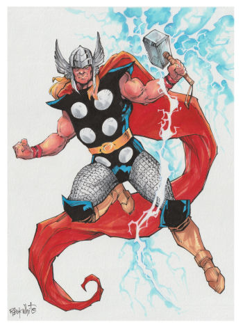 Image of Thor  9x12 