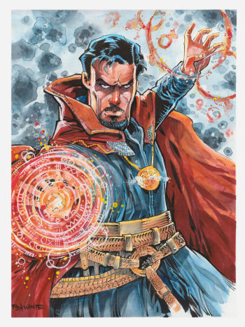 Image of Doctor Strange Original Art 9x12 inches