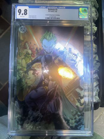 Image of Batman #3 Second Printing Daniel Foil Edition CGC 9.8