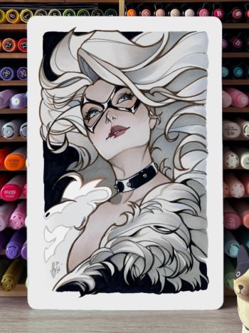 Image of Black Cat Original Sketch