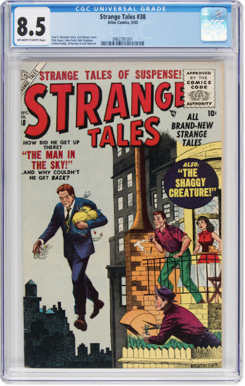 Image of Strange Tales #38 CGC 8.5
