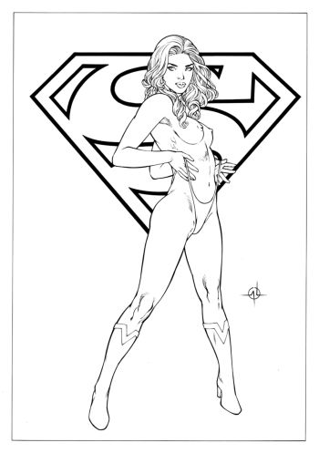 Image of Pin-Up Supergirl - NSFW