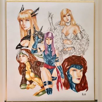Image of X-men | Shikishi Board Original