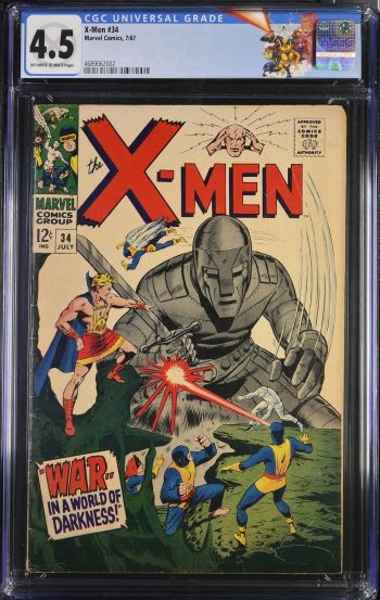 Image of X-Men #34 CGC 4.5