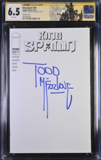 Image of King Spawn #50 CGC 6.5 Signed by Todd McFarlane