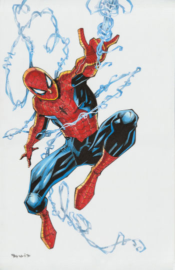 Image of Spider-Man ?!?!   Illustration 11x17 