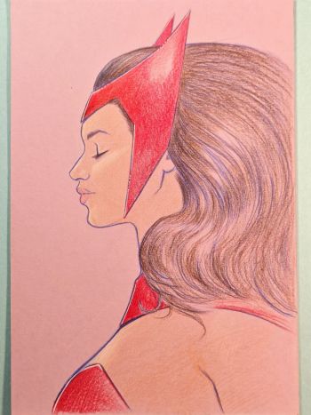Image of Scarlet Witch Sketch