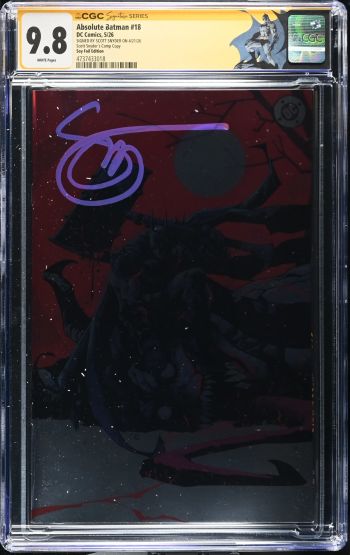 Image of Absolute Batman #18 CGC 9.8 Signed by Scott Snyder
