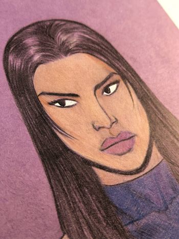 Image of Psylocke Original Sketch