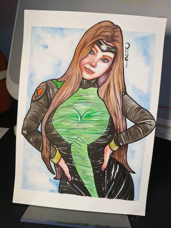 Image of 9"12 Jean Gray by R Luna