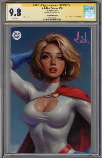 Image of ALL STAR COMICS #58 CGC 9.8 SS SIGNED WILL JACK KRS SPECIAL EDITION B POP 3