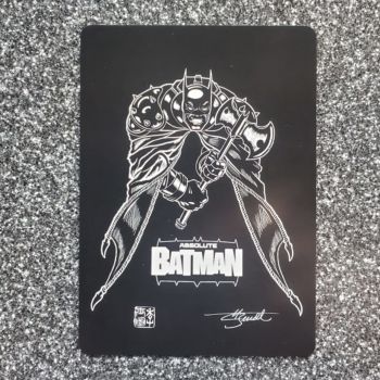 Image of Absolute Batman Trading card Art Print by Christopher Bendt