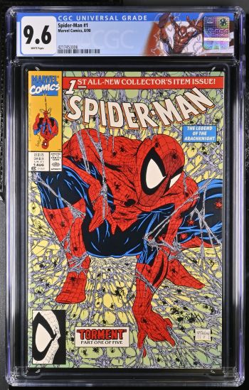 Image of Spider-Man #1 | CGC 9.6 | UniversalLizard appearance.Todd McFarlane story, cover & art